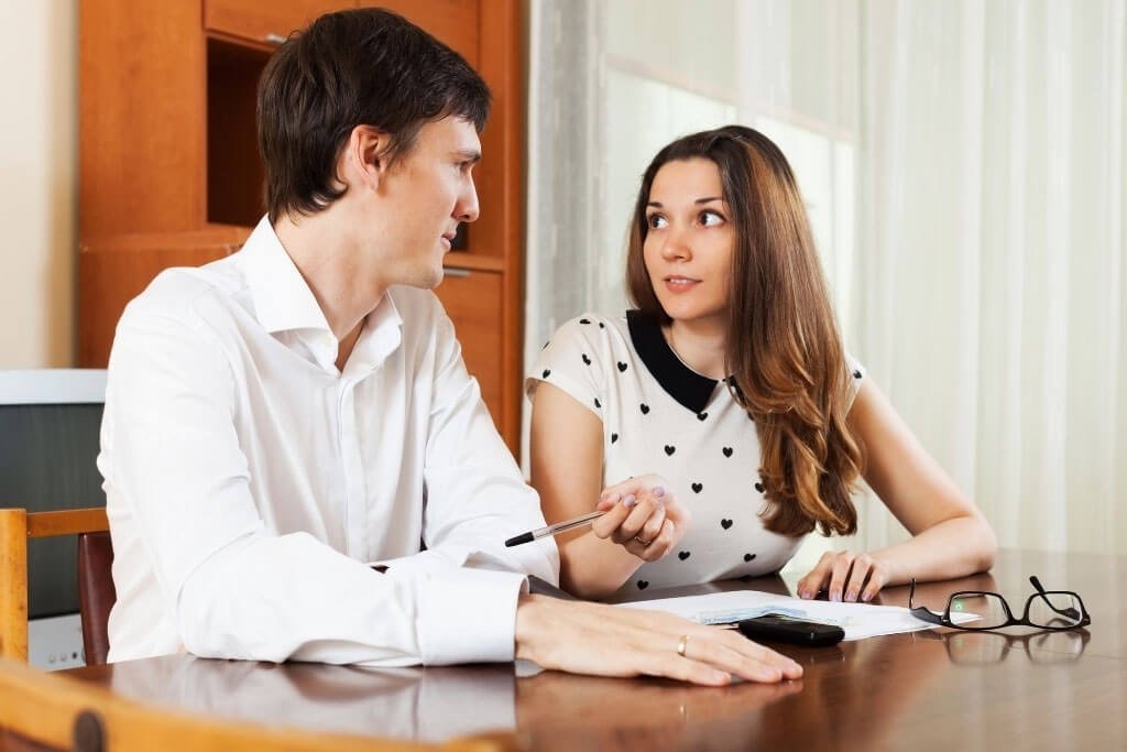Man and Women making plans