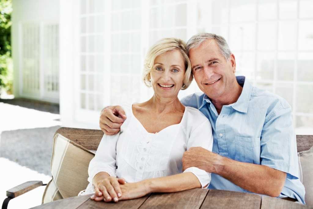 happy husband and wife